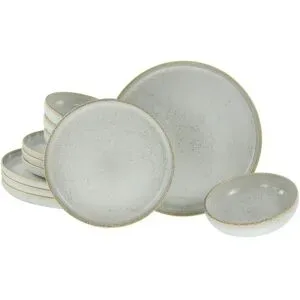 CreaTable Kombiservice  Uno ¦ creme ¦ Steinzeug/Steingut ¦ Maße (cm): B: 40 H: