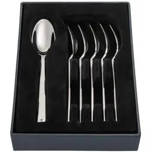 JOOP! Espressolöffel 6er-Set   ¦ silber ¦ Edelstahl ¦ Maße (cm): B: 11 H: 11