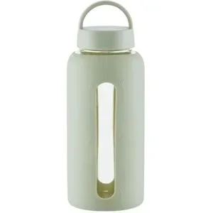KHG Trinkflasche   ¦ Glas,Silikon,Kunststoff ¦ Maße (cm): H: 23,3  Ø: 8.8