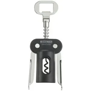 Meisterkoch Korkenzieher  OPTIMUS ¦ schwarz ¦ Metall ¦ Maße (cm): B: 5 H: 18 T: