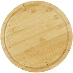 KHG Pizzateller   ¦ holzfarben ¦ Holz ¦ Maße (cm): H: 2  Ø: 33