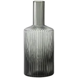 Gray & Jones Wasserkaraffe   ¦ grau ¦ Glas ¦ Maße (cm): H: 24  Ø: 9.5