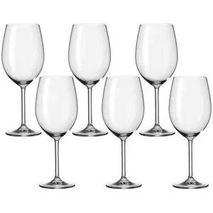 LEONARDO 6er-Gläserset  Daily ¦ transparent/klar ¦ Glas ¦ Maße (cm): B: 9,5 H:
