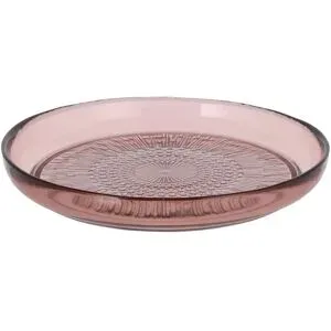 Bitz Dessertteller  Kusintha ¦ rosa/pink ¦ Glas ¦ Maße (cm): H: 2  Ø: 18
