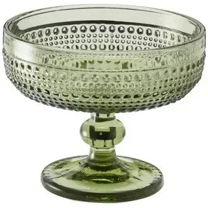 Höffner Eisschale   ¦ grün ¦ Glas ¦ Maße (cm): H: 10  Ø: 11.5