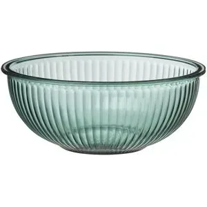 Höffner Rührschüssel   ¦ grün ¦ Glas ¦ Maße (cm): H: 10,7  Ø: 26.5