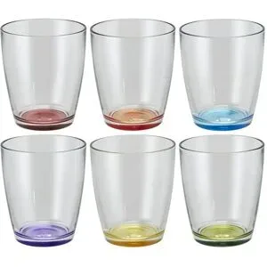 Peill+Putzler Glas  6er-Set  Colore ¦ transparent/klar ¦ Maße (cm): H: 9,9  Ø: