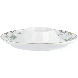 Peill+Putzler Eierbecher mit Ablage  Firenze ¦ weiß ¦ Porzellan ¦ Maße (cm): H: