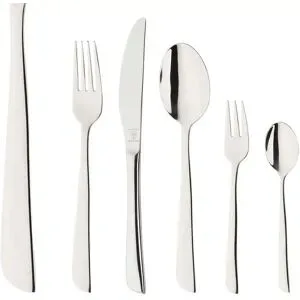 Justinus Besteckset  30-teilig  Twist ¦ silber ¦ Edelstahl