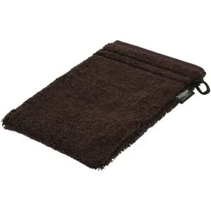 Vossen Waschhandschuh  Vienna Supersoft ¦ braun ¦ Maße (cm): B: 16