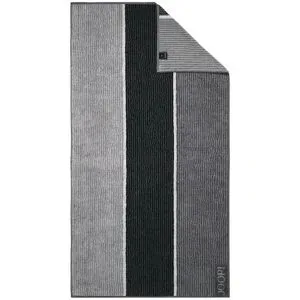 JOOP! Duschtuch  JOOP 1658 Streifen ¦ schwarz ¦ Maße (cm): B: 80