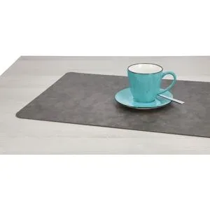 KHG Platzset   ¦ grau ¦ Kunststoff ¦ Maße (cm): B: 33