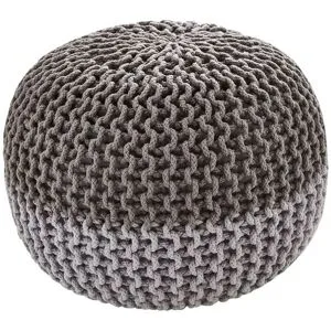 como Strickpouf   ¦ silber ¦ Maße (cm): H: 35  Ø: 50