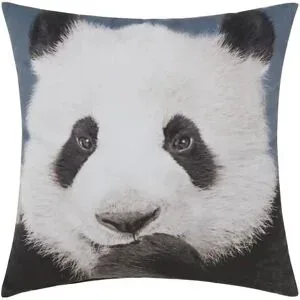 Höffner Dekokissen  Panda ¦ weiß ¦ Maße (cm): B: 45 T: 15.0