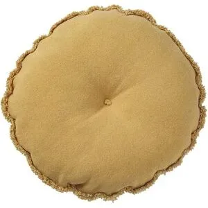 Lifetime Rundes Kissen  Butterflies Honey Glow ¦ gelb Ø: 45