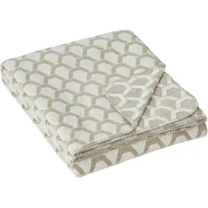 HOME STORY Wohndecke  Aileen ¦ creme ¦ Maße (cm): B: 150