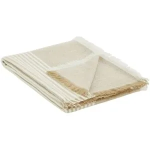 Höffner Plaid  Dezent ¦ beige ¦ Synthetik ¦ Maße (cm): B: 130