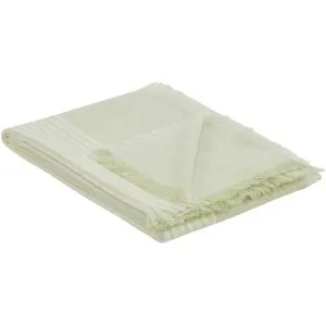 Höffner Plaid  Dezent ¦ grün ¦ Synthetik ¦ Maße (cm): B: 130
