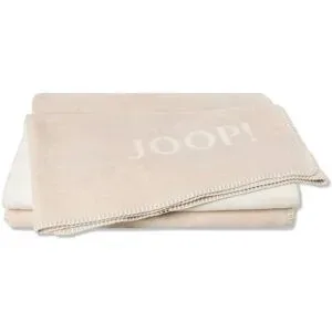 JOOP! Wohndecke Uni Doubleface   ¦ beige ¦ Baumwollmischgewebe ¦ Maße (cm): B: