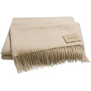 JOOP! Plaid Fine Woven   ¦ weiß ¦ Wollmix ¦ Maße (cm): B: 130 H: 1