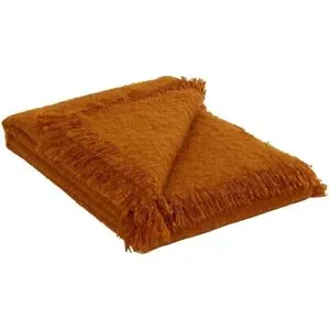 como Plaid  Bouclé ¦ orange ¦ Synthetik ¦ Maße (cm): B: 130