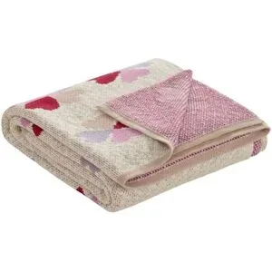 como Plaid  Herzen ¦ 100% Baumwolle ¦ Maße (cm): B: 130