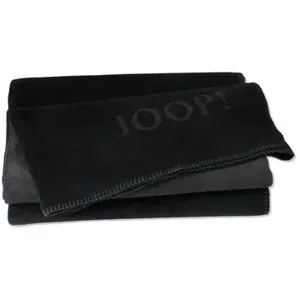 JOOP! Wohndecke   ¦ schwarz ¦ 100% Baumwolle ¦ Maße (cm): B: 150 H: 1