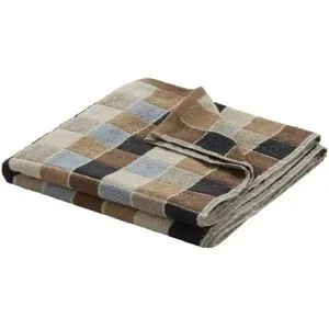 como Duschtuch  Karo ¦ braun ¦ Maße (cm): B: 70
