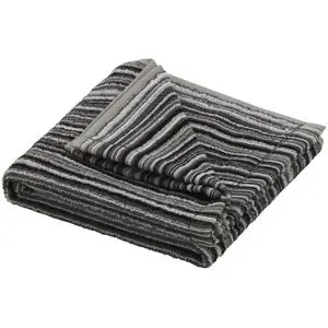 como Handtuch  Jacquard Streifen ¦ grau ¦ Maße (cm): B: 50