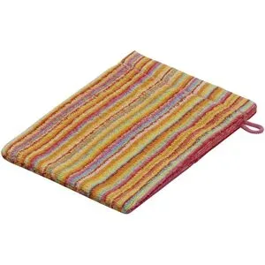como Waschhandschuh  Jacquard Streifen ¦ mehrfarbig ¦ Maße (cm): B: 16