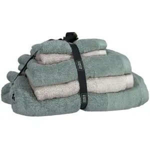 SCHÖNER WOHNEN Kollektion Handtuch 4er-Set   ¦ grün ¦ Maße (cm): B: 24 H: 20