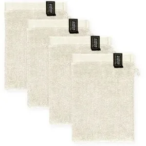 SCHÖNER WOHNEN Kollektion Waschhandschuh 4er-Set   ¦ weiß ¦ Maße (cm): B: 16 H: