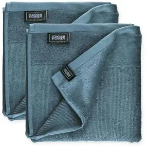 SCHÖNER WOHNEN Kollektion Handtuch 2er-Set   ¦ blau ¦ Maße (cm): B: 50 H: 1,5