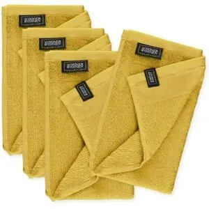 SCHÖNER WOHNEN Kollektion Gästehandtuch 4er-Set   ¦ gelb ¦ Maße (cm): B: 30 H: