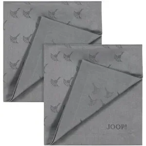 JOOP! Servietten 2er-Set Faded Corn.   ¦ silber ¦ Naturfaser ¦ Maße (cm): B: 50
