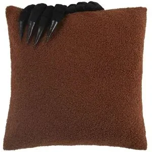 Höffner Kissen  Gruselfinger ¦ braun ¦ Maße (cm): B: 45