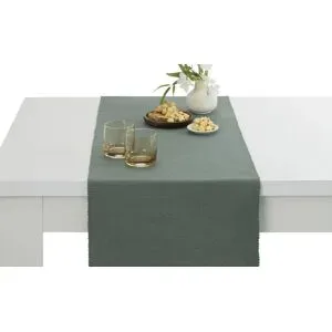 Como Green Tischläufer  Bella ¦ grün ¦ 100% Baumwolle ¦ Maße (cm): B: 40