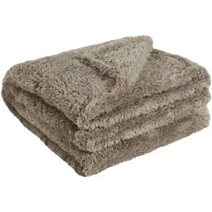 como Fleecedecke  Teddy ¦ braun ¦ Synthetik ¦ Maße (cm): B: 150