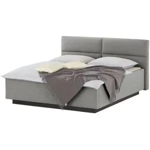 meinBett Polsterbettgestell  Fara ¦ grau ¦ Maße (cm): B: 202 H: 102