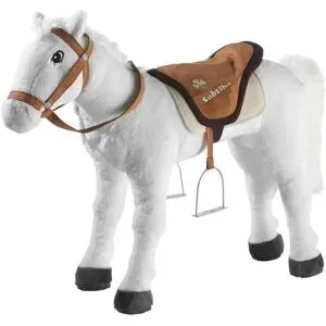 Heunec Kuscheltier  Pferd ¦ weiß ¦ Maße (cm): B: 30 H: 75