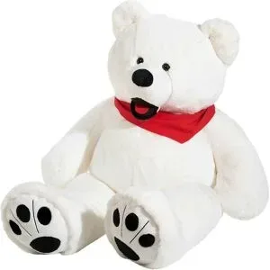 Heunec Kuscheltier  Eisbär ¦ weiß ¦ Maße (cm): B: 63 H: 55