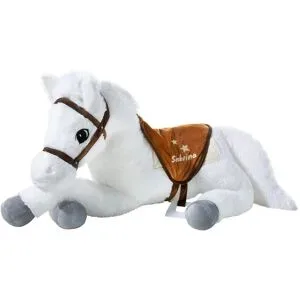 Heunec Kuscheltier  Pferd ¦ weiß ¦ Maße (cm): B: 36 H: 58