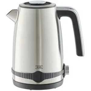 KHG Wasserkocher  WK-1723TW (DES) ¦ grau ¦ Edelstahl,Kunststoff ¦ Maße (cm): B: