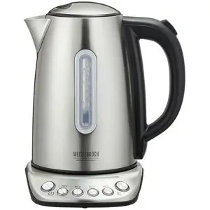 Meisterkoch Wasserkocher  WK-1712 TW ¦ silber ¦ Kunststoff,Edelstahl,Metall ¦