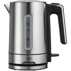 KHG Wasserkocher  WK-105 ES ¦ silber ¦ Kunststoff,Edelstahl ¦ Maße (cm): B: 19,5