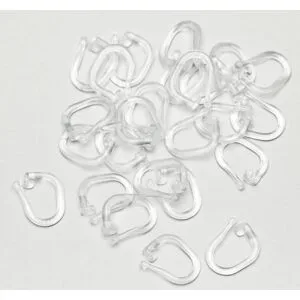 buttinette Faltenleghaken, Größe: 1 x 1,5 cm, Inhalt: 25 Stück