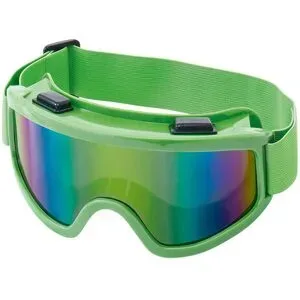 Ski-Brille, neongrün