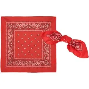 Bandana, rot, 2 Stück