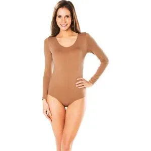 buttinette Garde- und Tanzbody für Erwachsene, beige