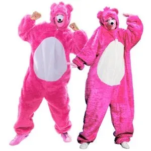 buttinette Bärenkostüm unisex, pink